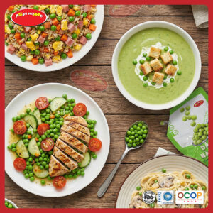 Đậu Hà Lan nguyên hạt ăn ngay hoặc chế biến Giữ trọn vị tươi ngon từ tự nhiên