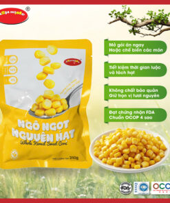 Ngô ngọt nguyên hạt ăn ngay hoặc chế biến ASIA HOME FOODS Giữ trọn vị tươi ngon từ tự nhiên