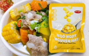 Canh sườn nấu ngô ngọt ASIA HOME – Món canh thanh mát, ngọt tự nhiên cho bữa cơm healthy