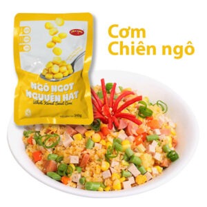 Hướng dẫn làm cơm chiên ngô ngọt thơm ngon, béo mặn tự nhiên cùng túi ngô ngọt ASIA HOME. Công thức đơn giản, healthy, dễ thực hiện tại nhà.