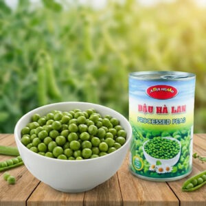 Đậu hà lan nguyên hạt lon 450g ASIA HOME giữ vị bùi ngọt tự nhiên, tiện lợi ăn liền hoặc chế biến, phù hợp bữa ăn lành mạnh cho gia đình hiện đại.
