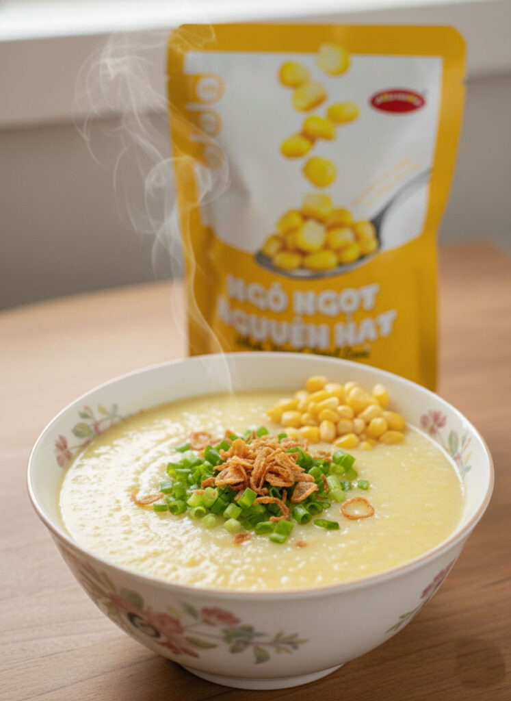 Cháo ngô ngọt – Món ăn dễ tiêu – healthy – phù hợp cho cả gia đình