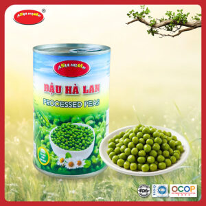 Đậu hà lan nguyên hạt lon 450g ASIA HOME giữ vị bùi ngọt tự nhiên, tiện lợi ăn liền hoặc chế biến, phù hợp bữa ăn lành mạnh cho gia đình hiện đại.
