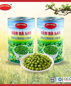 Đậu hà lan nguyên hạt lon 450g ASIA HOME giữ vị bùi ngọt tự nhiên, tiện lợi ăn liền hoặc chế biến, phù hợp bữa ăn lành mạnh cho gia đình hiện đại.