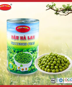 Đậu hà lan nguyên hạt lon 450g ASIA HOME giữ vị bùi ngọt tự nhiên, tiện lợi ăn liền hoặc chế biến, phù hợp bữa ăn lành mạnh cho gia đình hiện đại.