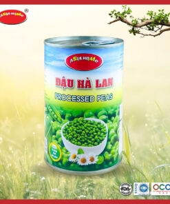 Đậu hà lan nguyên hạt lon 450g ASIA HOME giữ vị bùi ngọt tự nhiên, tiện lợi ăn liền hoặc chế biến, phù hợp bữa ăn lành mạnh cho gia đình hiện đại.