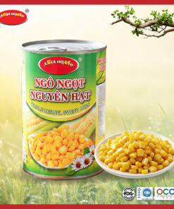 Ngô Ngọt Nguyên Hạt Lon 450g ASIA HOME – Tiện Lợi, Ngọt Tự Nhiên