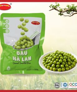 Thùng 24 gói đậu hà lan ASIA HOME tiện lợi, đậu nguyên hạt giữ vị ngọt tự nhiên, dễ dùng trực tiếp hoặc chế biến nhanh nhiều món ăn, phù hợp cho bữa ăn healthy hằng ngày của gia đình