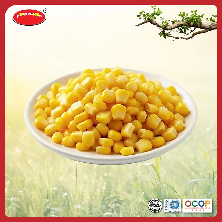 Thùng 24 gói ngô ngọt ASIA HOME tiện lợi, ngô nguyên hạt giữ trọn vị ngọt tự nhiên, dễ dùng trực tiếp hoặc chế biến nhanh, phù hợp cho bữa ăn healthy mỗi ngày