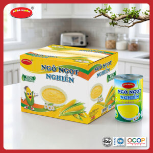 Ngô ngọt nghiền lon 450g ASIA HOME giữ lớp cám giàu chất xơ, vị ngọt tự nhiên, tiện lợi sử dụng và phù hợp chế độ ăn lành mạnh cho gia đình hiện đại.