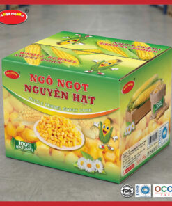 Thùng 24 lon ngô ngọt nguyên hạt ASIA HOME 450g, hạt ngô ngọt tự nhiên, tiện lợi dùng liền hoặc chế biến, phù hợp gia đình và bếp ăn kinh doanh.